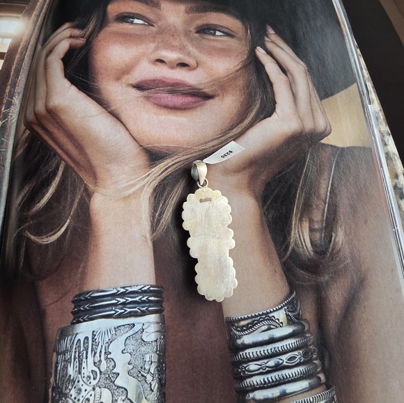 🆕️Number 8 Turquoise and Brown Pendant Necklace - Picture 8 of 9